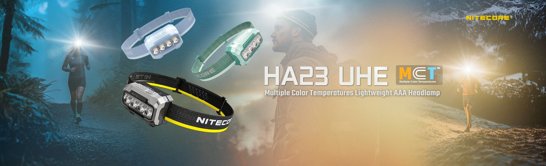 NITECORE čelovky HA23 UHE